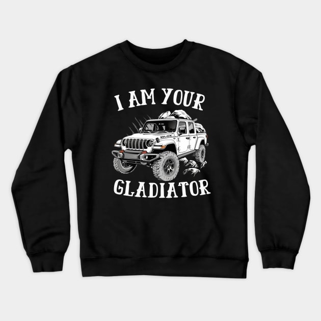 Jeep-gladiator Crewneck Sweatshirt by WordsOfVictor